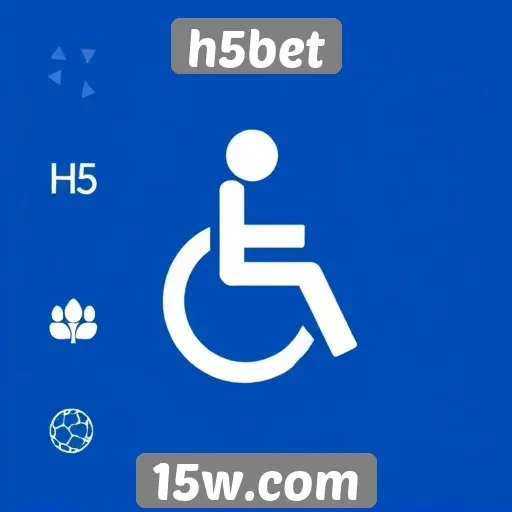 Recursos de acessibilidade no site h5bet