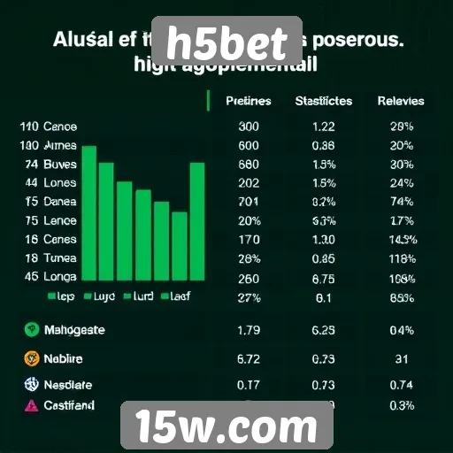 Estatísticas de jogos populares no H5bet revelam tendências