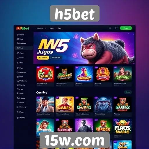 Interface do usuário e experiência de navegação no h5bet